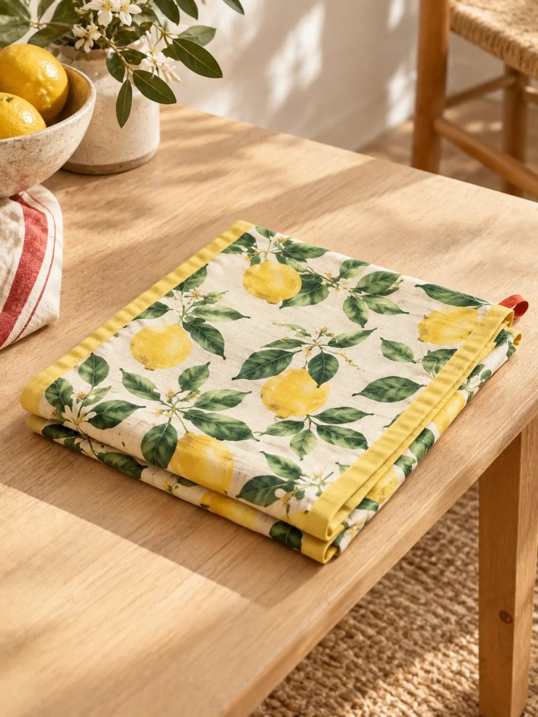 Lemon Grove Table Runner folded